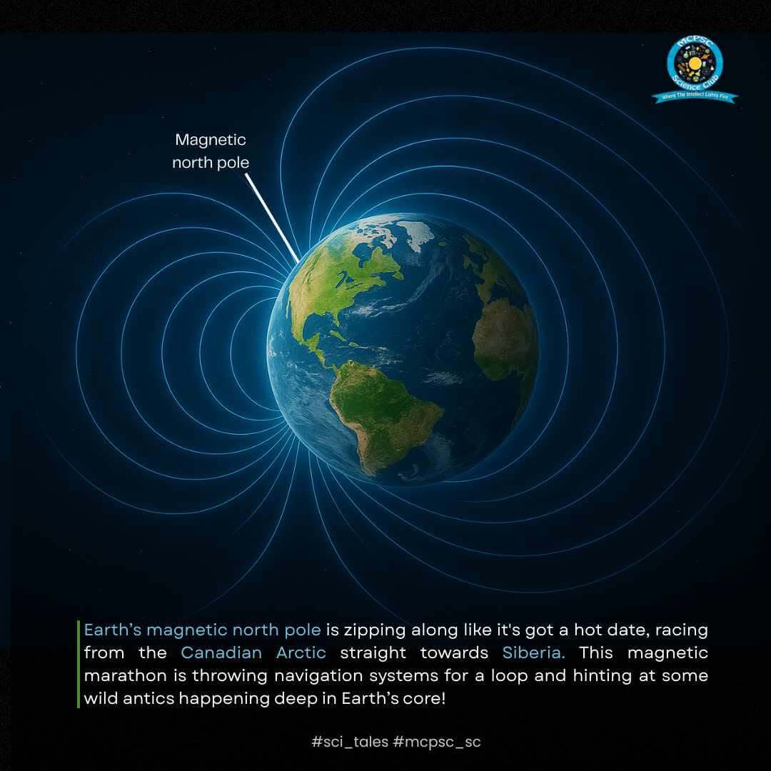 The Magnetic North Pole Is Shifting!