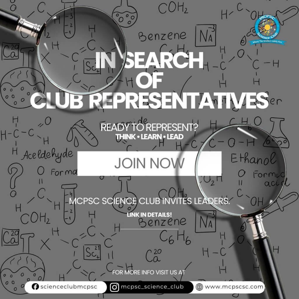 Take the Lead: Club Representative Recruitment (25-26) Now Open